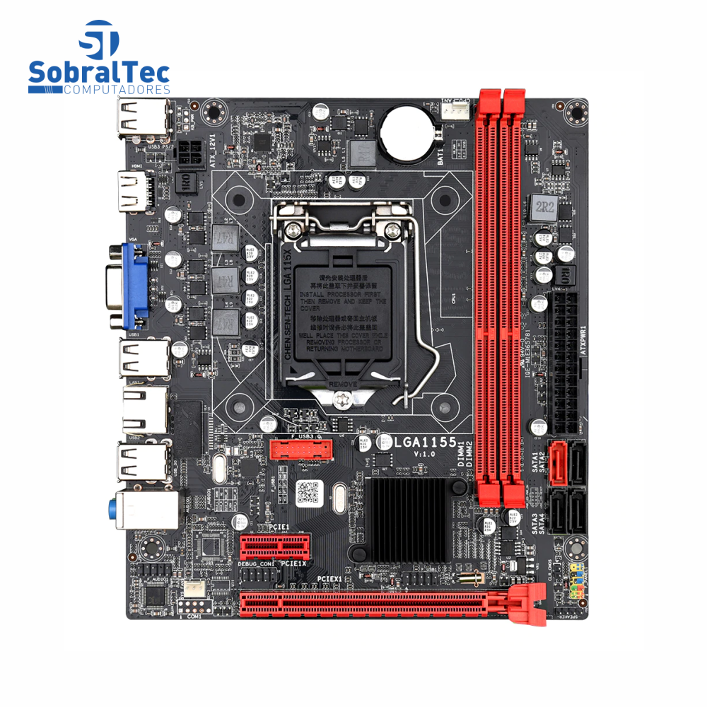 Computador Core i3 -3240 3.4Ghz - HD SSD 256GB- Memória DDR3 de 4GB- Windows 10