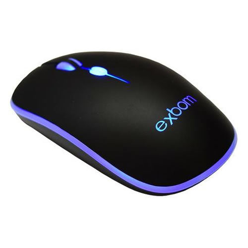 Kit Teclado e Mouse USB Gamer com LED Exbom BK-G550