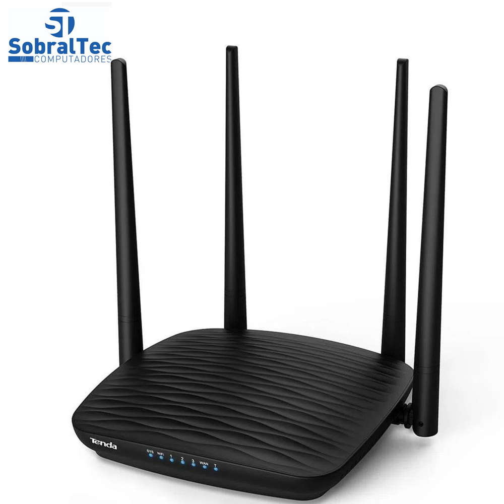 Roteador Ac5 Tenda AC1200 Mbps Dual-Band 4 Antenas Fast