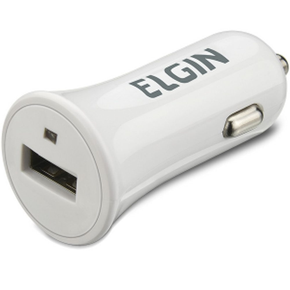 Carregador USB Veicular ,E 12V,S USB1A 5W Elgin 46RCV1USB000