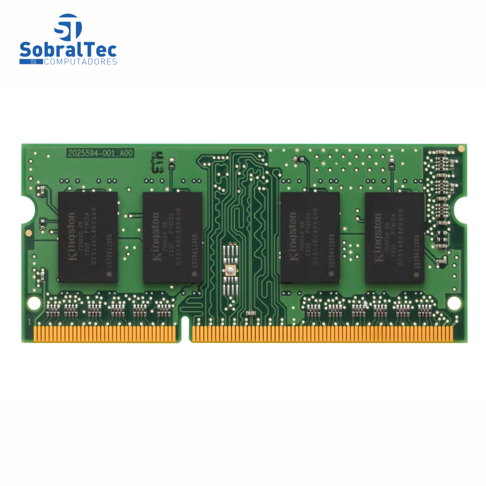 Memória Ram Notebook 8GB Ddr3 Kingston 1333mhz Kvr1333d3s9/8G