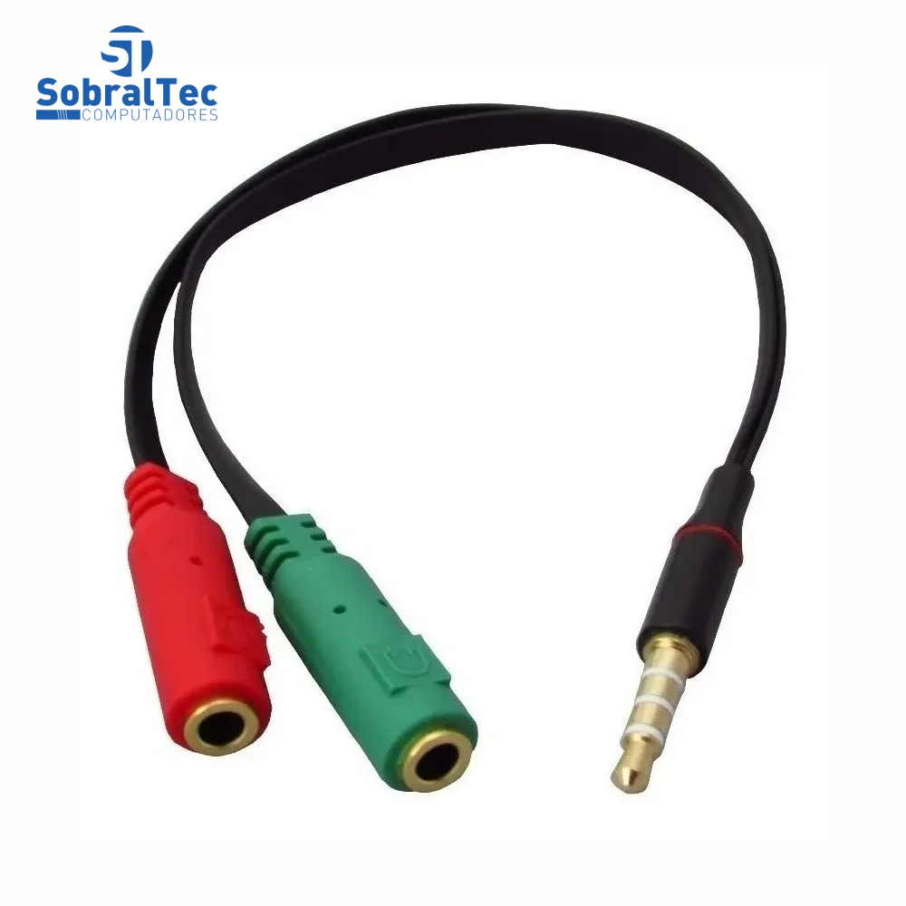 Cabo Adaptador P3 (p2 Combo) Para Fone E Microfone - Xtrad XT- 3M4G