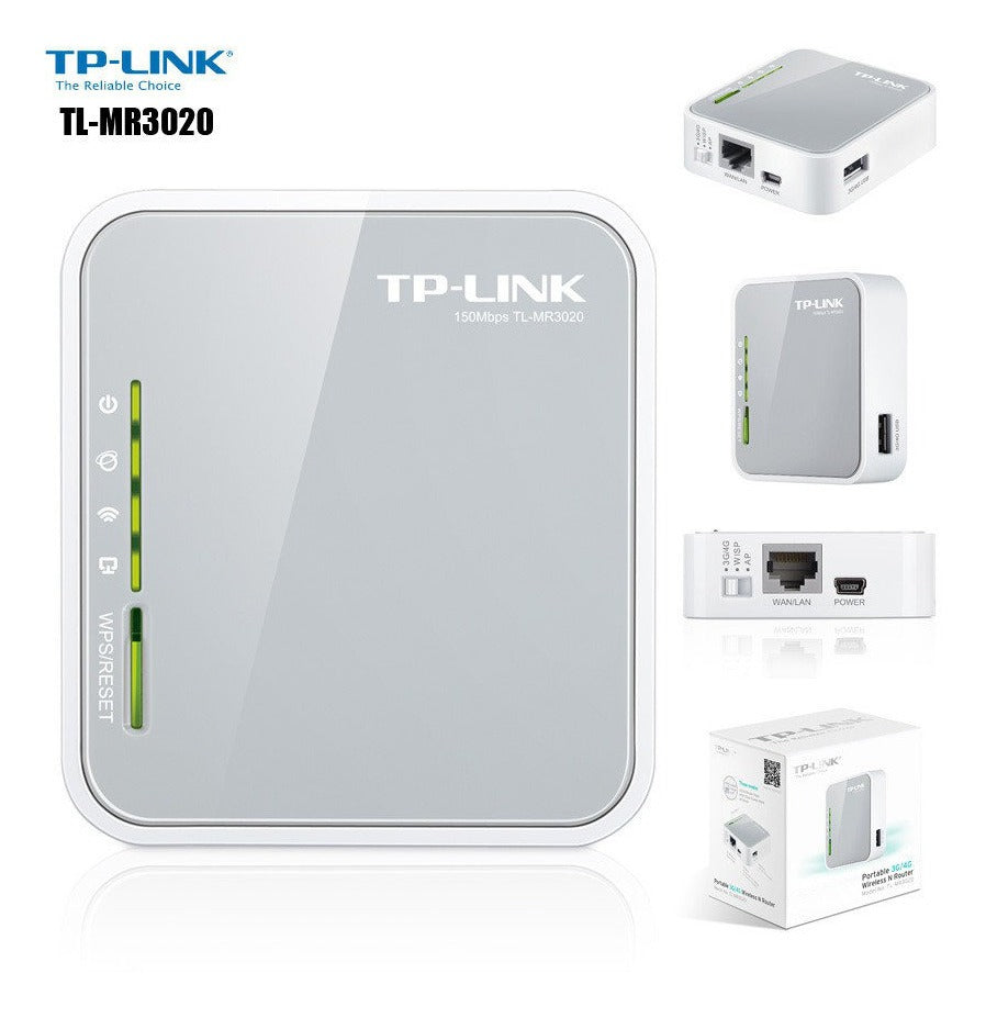 Roteador TP-Link Wireless TL-MR3020 3G / 3.75G ( 150 Mbps )