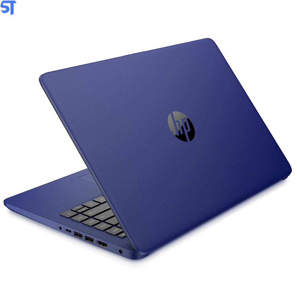 Notebook HP Intel Celeron N4020 Memória Ram 4GB- HD SSD 64GB- Tela 14-DQ0005DX 14" - Azul