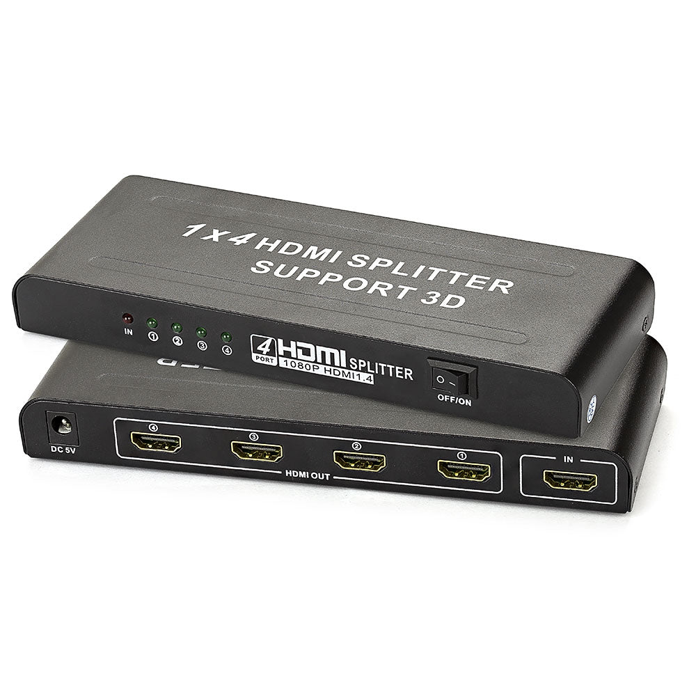 Switch Divisor Hdmi 1 Entrada 4 Saídas Full HD 1080p Splitter
