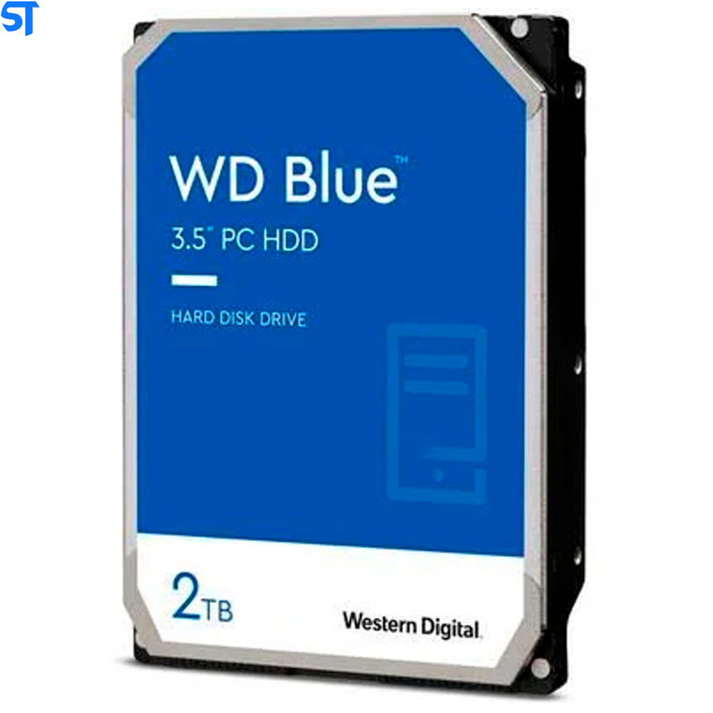HD Interno Western Digital 2TB WD BLUE WD20EZAZ 256MB SATA III
