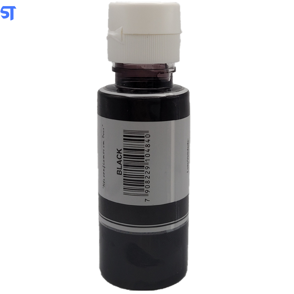 Refil de Tinta Compatível HP GT Séries Bulk Ink Corante Preto BK 90ML KORA