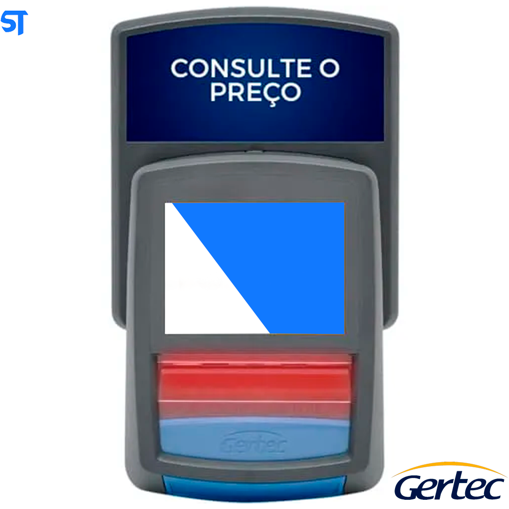 Terminal de Consulta de Preços Gertec Busca Preço G2 (Wi-Fi/Ethernet) Leitor de Codigo de Barras Com Mostrador de Crista