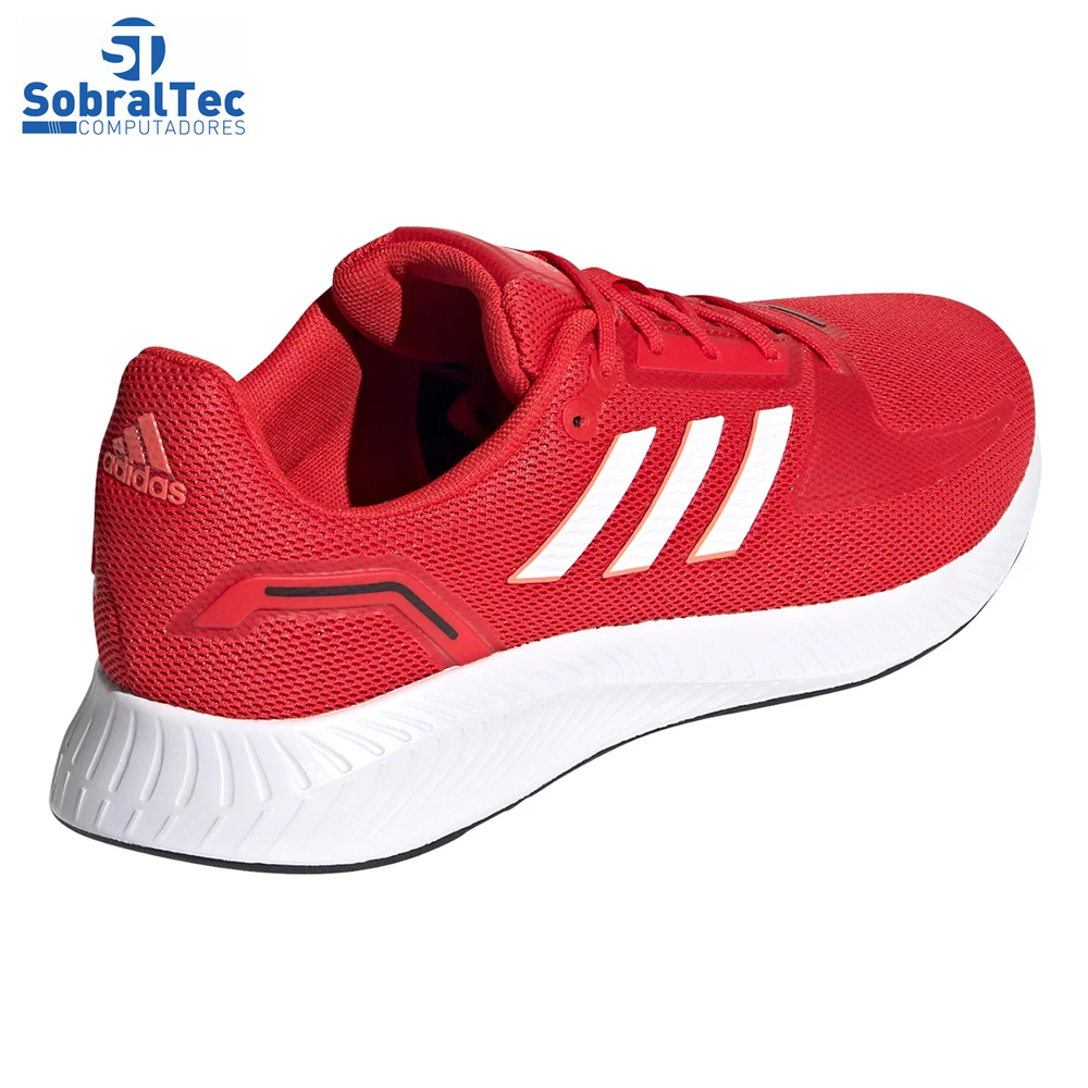 Tênis Adidas Runfalcon 2.0 Masculino - Vermelho+Branco Nº 41