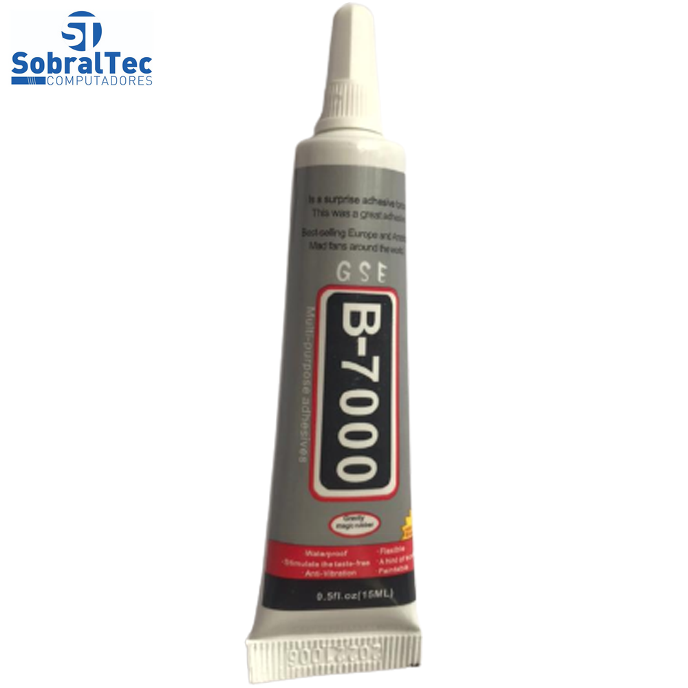 Cola Adesiva Multiuso Profissional B7000 Transparente 15ml