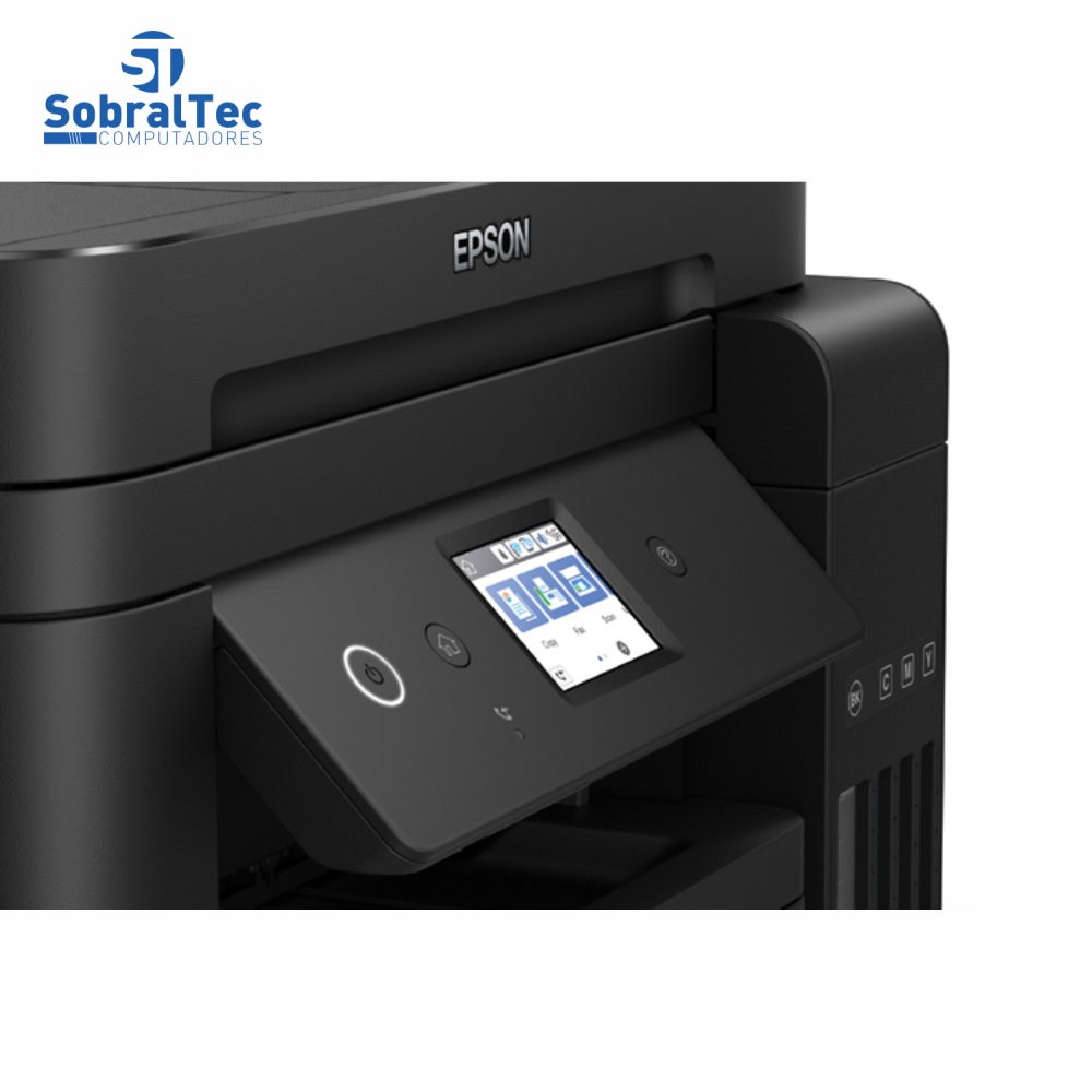Impressora Multifuncional Epson Ecotank L6191 Duplex Tanque De Tinta Colorida Wi-Fi C11CG19303