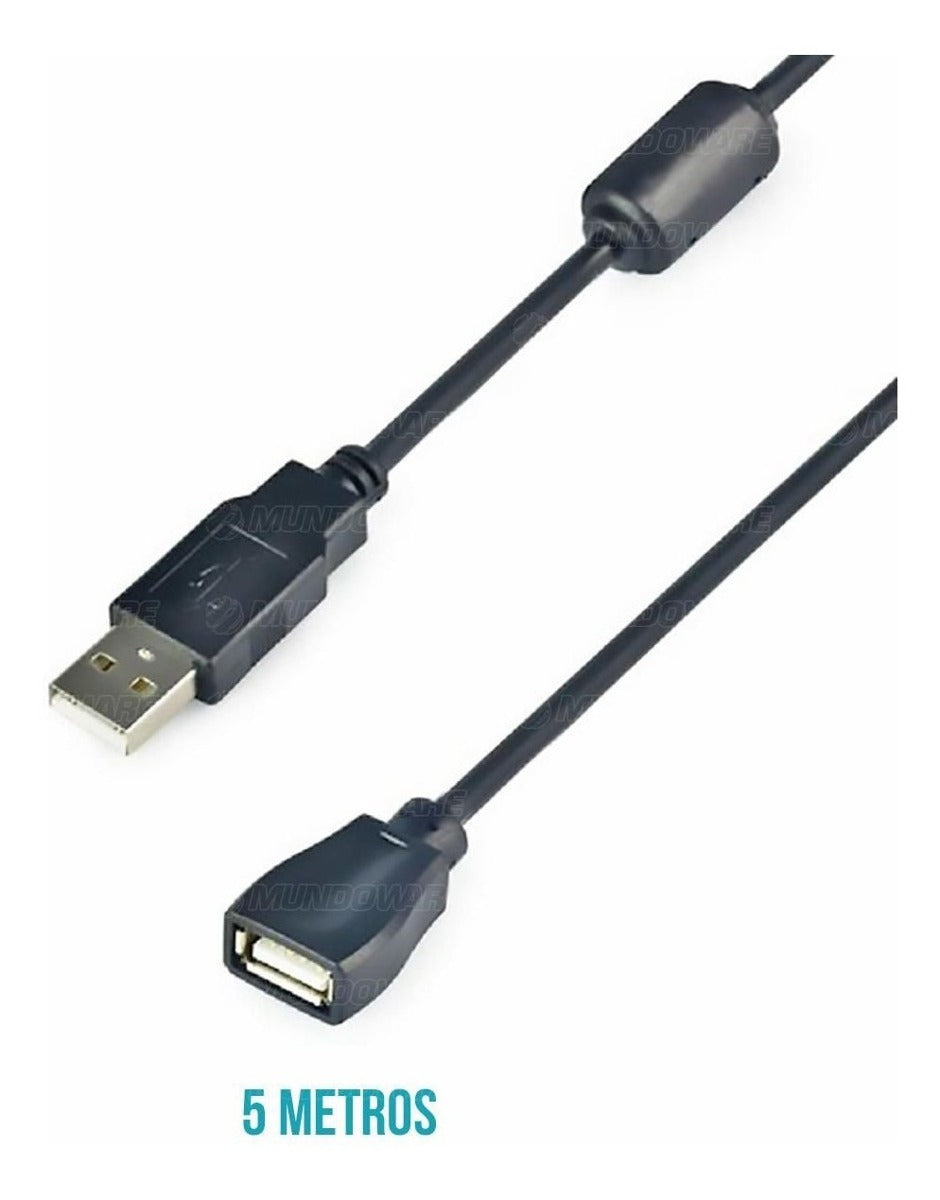 Cabo Extensor Usb 2.0 Am+Af Cbx-U2amaf50 5m Com Filtro 5m Exbom