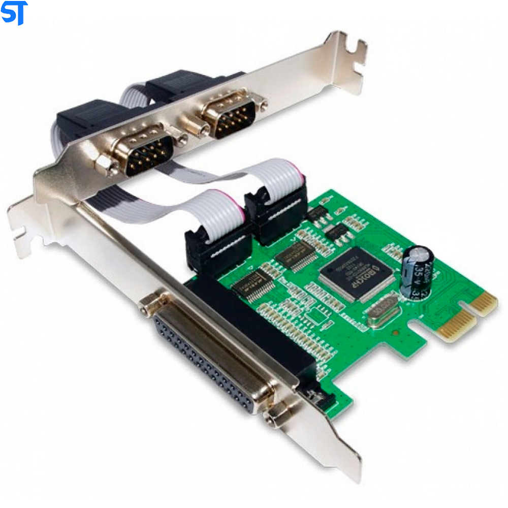 Placa PCI Express - 2 Portas Seriais - 1 Paralelo