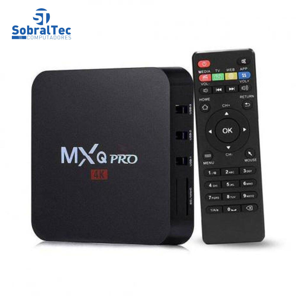 Tv Box 4k Android 7.1 MxQ Pro Ultra Hd Wifi Quad Core Mem 2Gb 32Gb