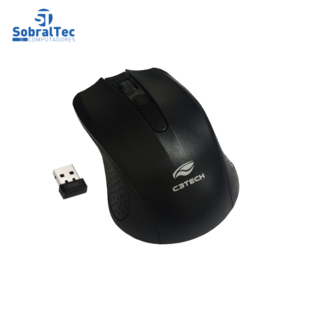 Mouse Sem Fio RC/Nano M-W20BK C3Tec