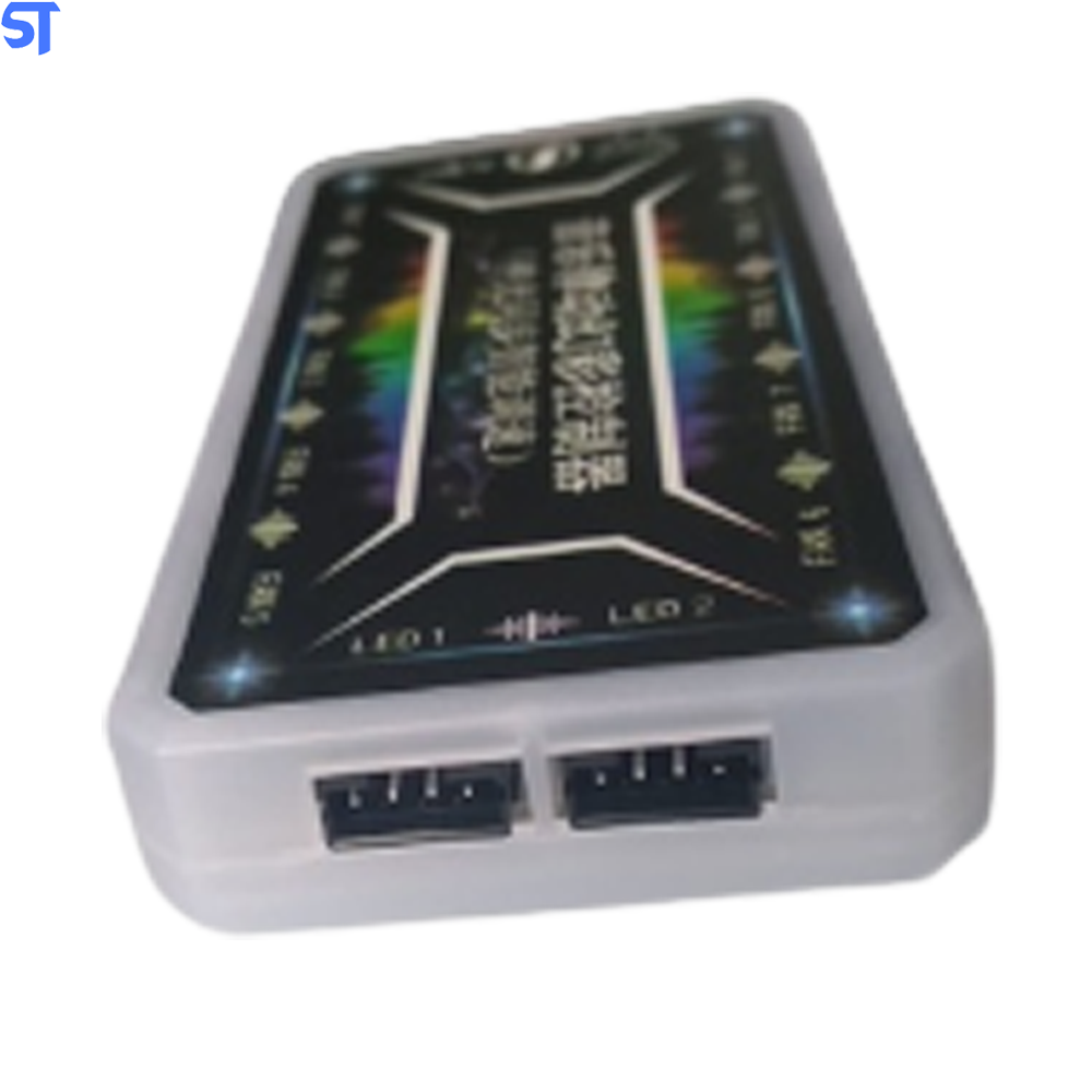 Controlador De Cooler rgb 12cm Com Controle Remoto 12v refrigeração Chassi Silencioso Hub Para Conexão/Sincronização