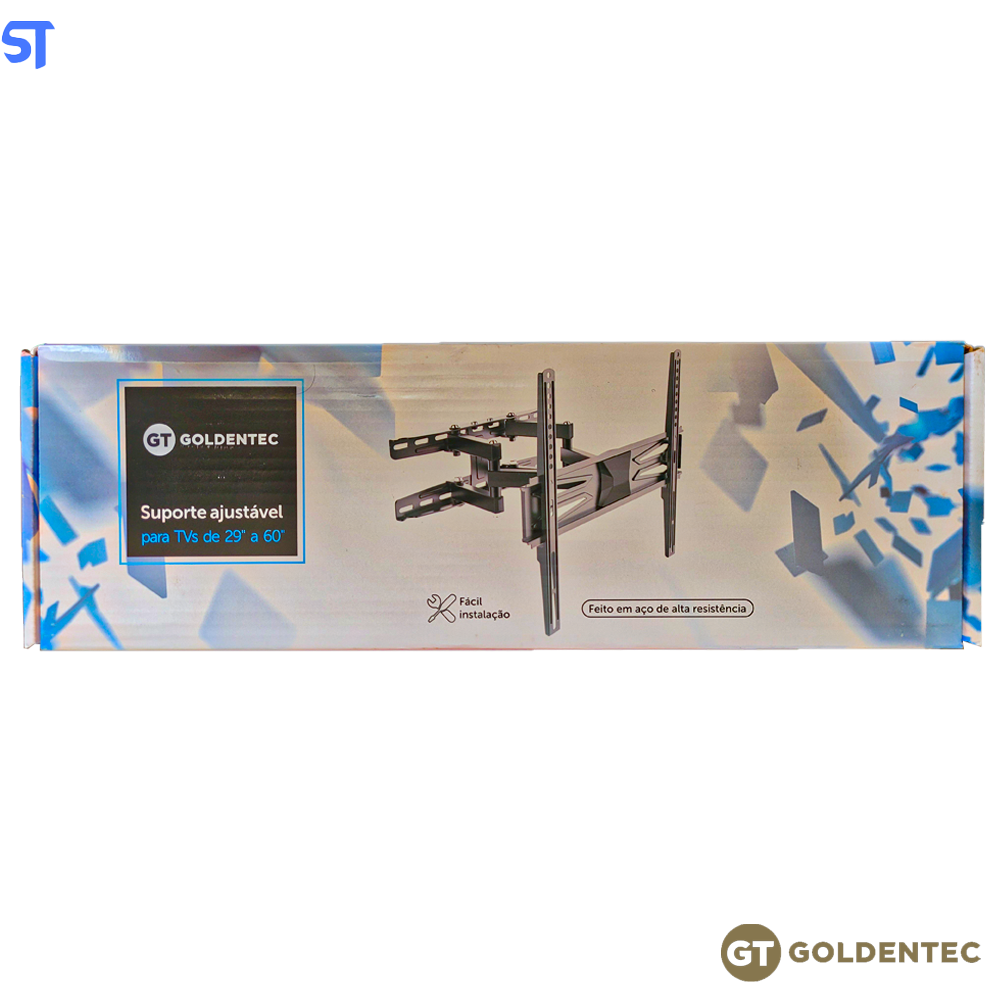 Suporte Para TV e Monitor Goldentec de 29 a 60 Polegadas Ajustável