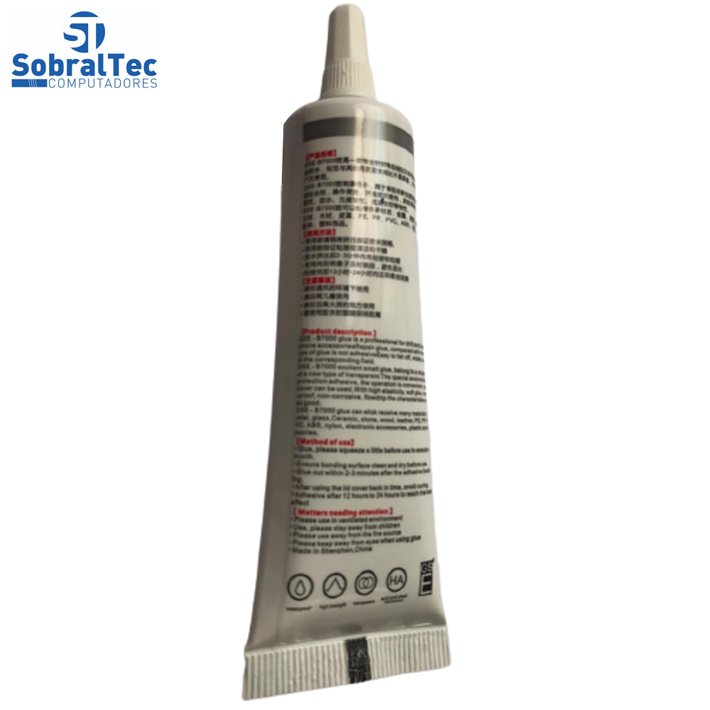 Cola Adesiva Multiuso Profissional B7000 Transparente 25ml