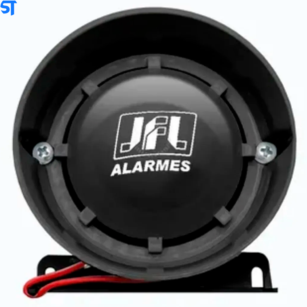 Sirene Para Alarme E Cerca 115db Sir-115 Preta 180ma Jfl