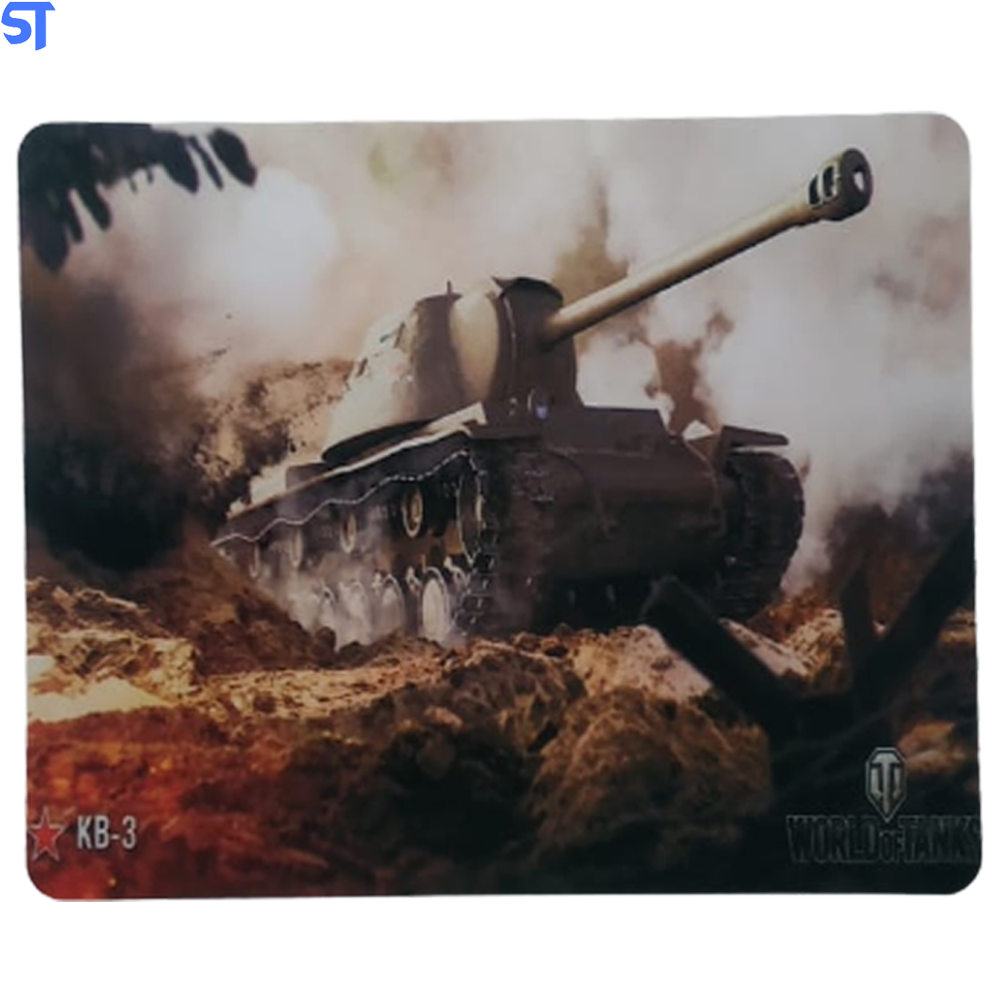Mouse Pad Antiderrapante Varias Estampas Tanque de Guerra Xgz 180X220X2MM