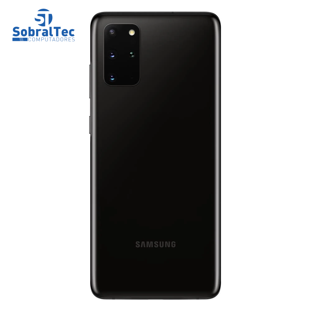 Smartphone Samsung Galaxy S20+ Preto 128GB, 8GB RAM, Tela Infinita de 6.7", Câmera Traseira Quádrupla, Câmera Frontal 10