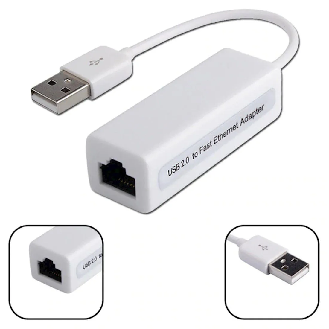 Adaptador de Rede USB 2.0 Com Cabo XT2073