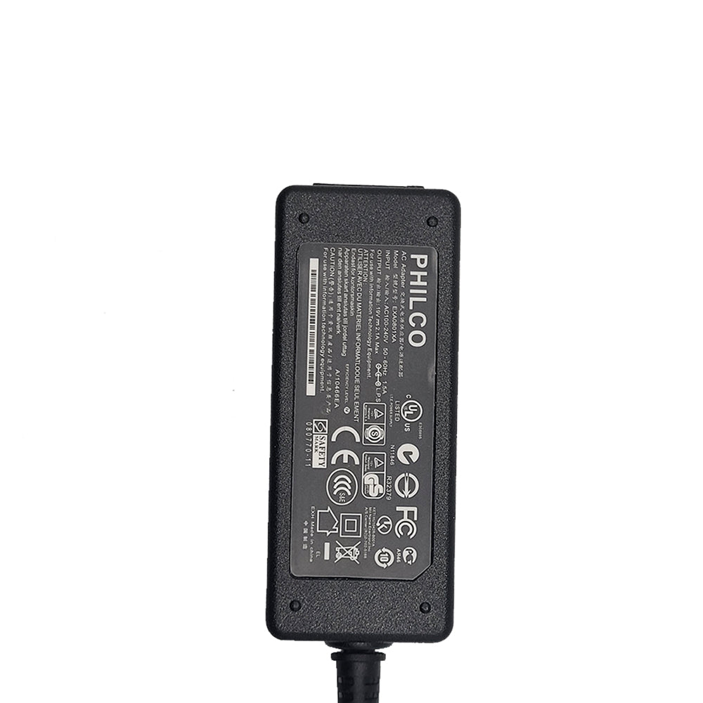 Fonte Netbook Philco 19V 2,1A Pino Fino ( 3,5 x 1,35 mm ) - Modelo: EXA0801XA