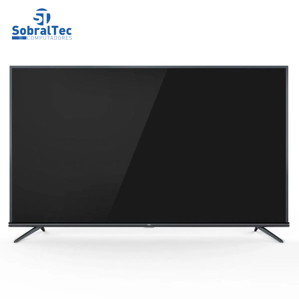 Smart TV 4K LED 50” SEMP TCL 50P8M Android Wi-Fi Bluetooth HDR Inteligência Artificial 3 HDMI 2 USB