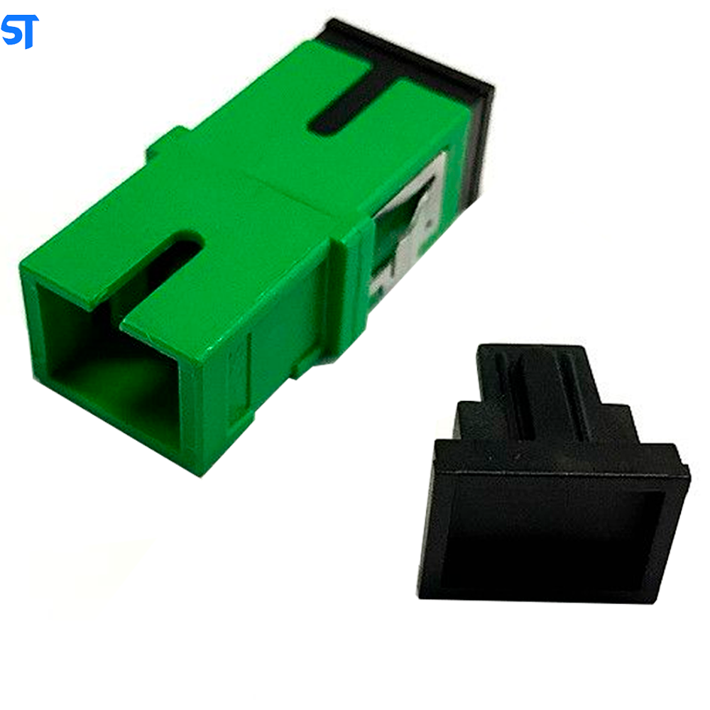 Adaptador de fibra óptica - SC/APC - SM Simplex - UNIDADE