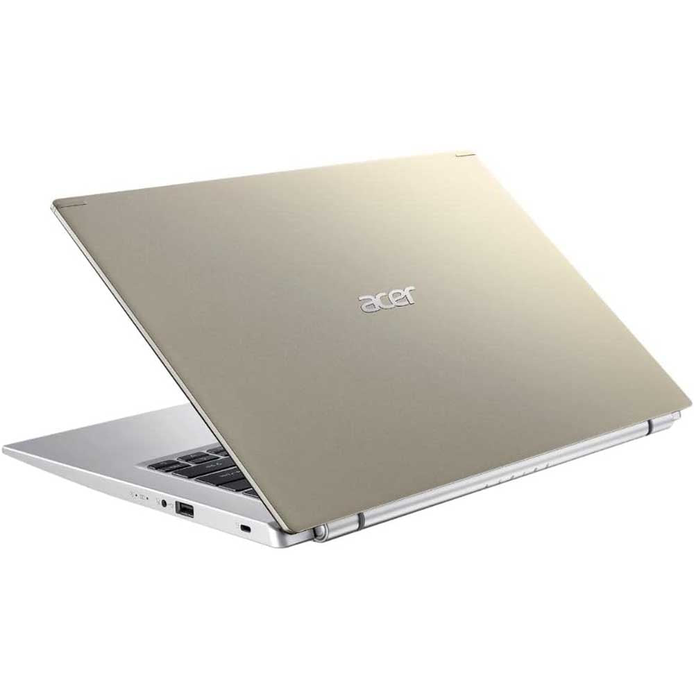 Notebook Acer Aspire 5 A514-54-324N Intel Core i3 11ª Gen Linux Gutta 4GB 256GB SDD- Tela 14' Full HD- Safari Gold