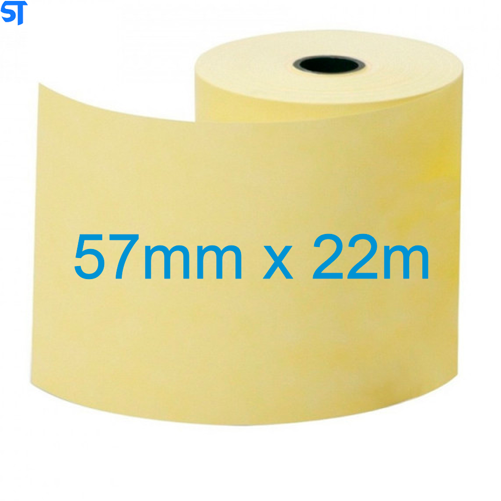 Bobina Termica Amarela 57mm x 22m 1 Via Maxprint