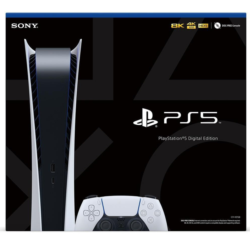 Console Playstation 5 Sony, SSD 825GB, Controle Sem Fio DualSense, Edição Digital, Branco - 1214B