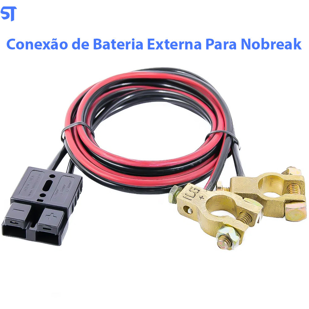 Cabo de Engate Rápido Para Bateria Externa Estacionária Mcm Para Nobreak