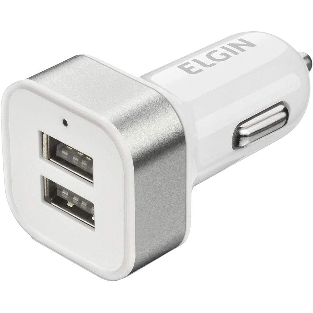 Carregador USB Veicular ,E 12V,S USB1A 10W Elgin 46RCV2USB000