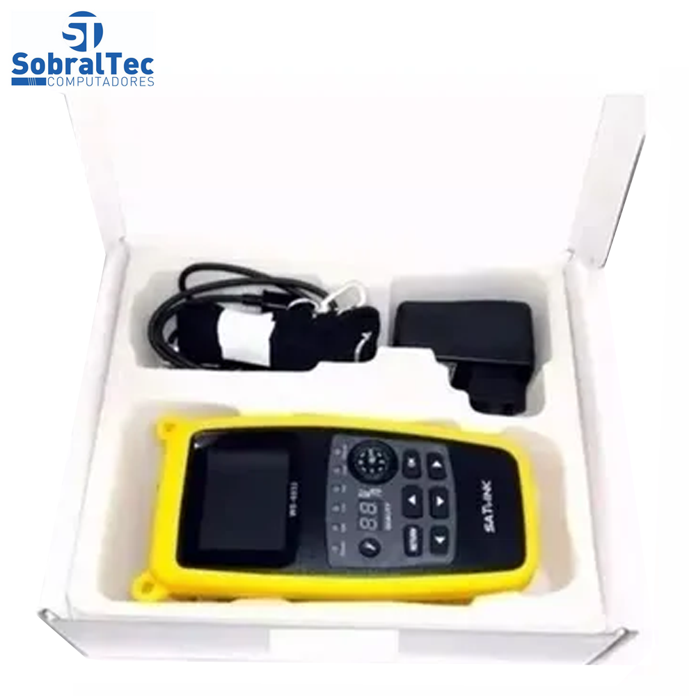 Localizador de Satélite SATLINK WS-6933 DVB-S2 FTA Medidor de Bússola Mecânica