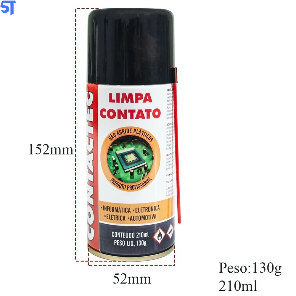 Limpa Contato 130G AEROSSOL Implastec