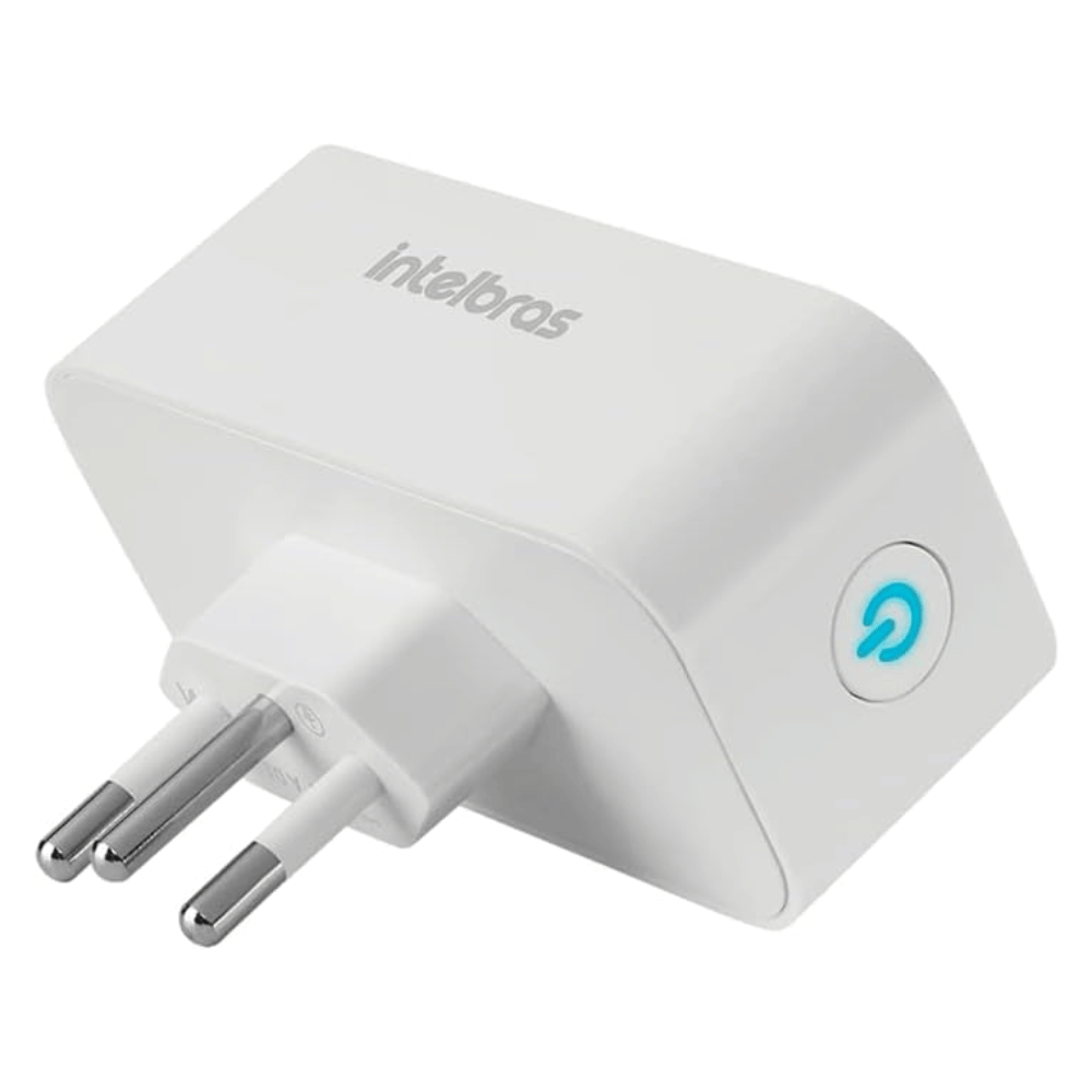 Tomada Smart Wi-Fi Izy Compatível Com Alexa EWS 301 Branco Intelbras