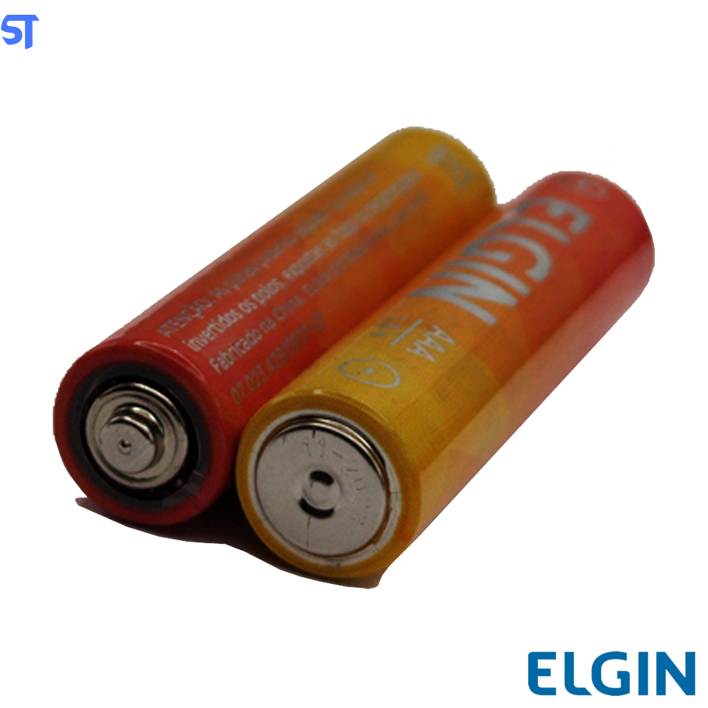 Pilhas Palito AAA 1,5V Elgin Com 2 Unidades