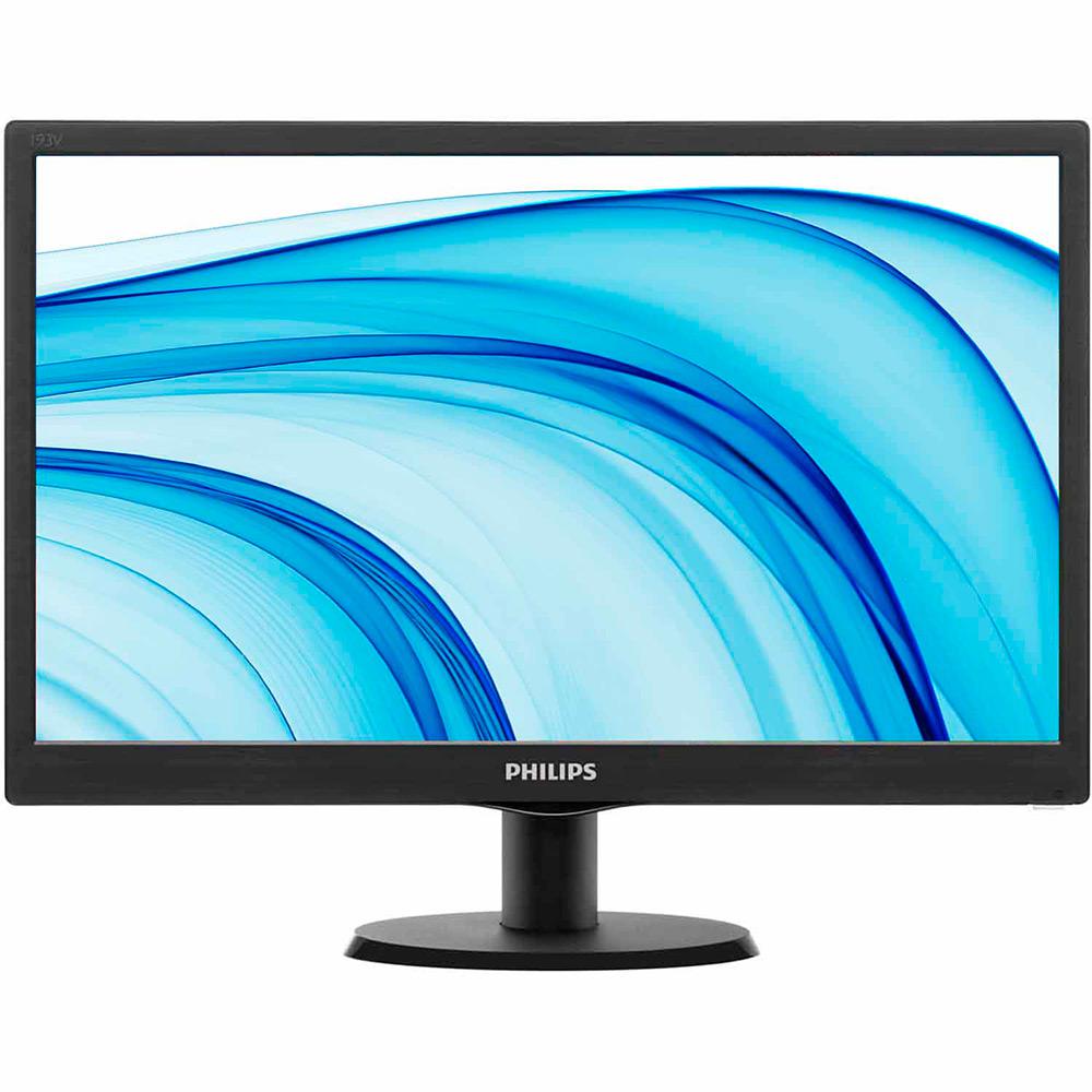 Monitor Lcd Led 23,6" Philips Full HD Wide Hdmi Dvi Preto 243v5qhAba