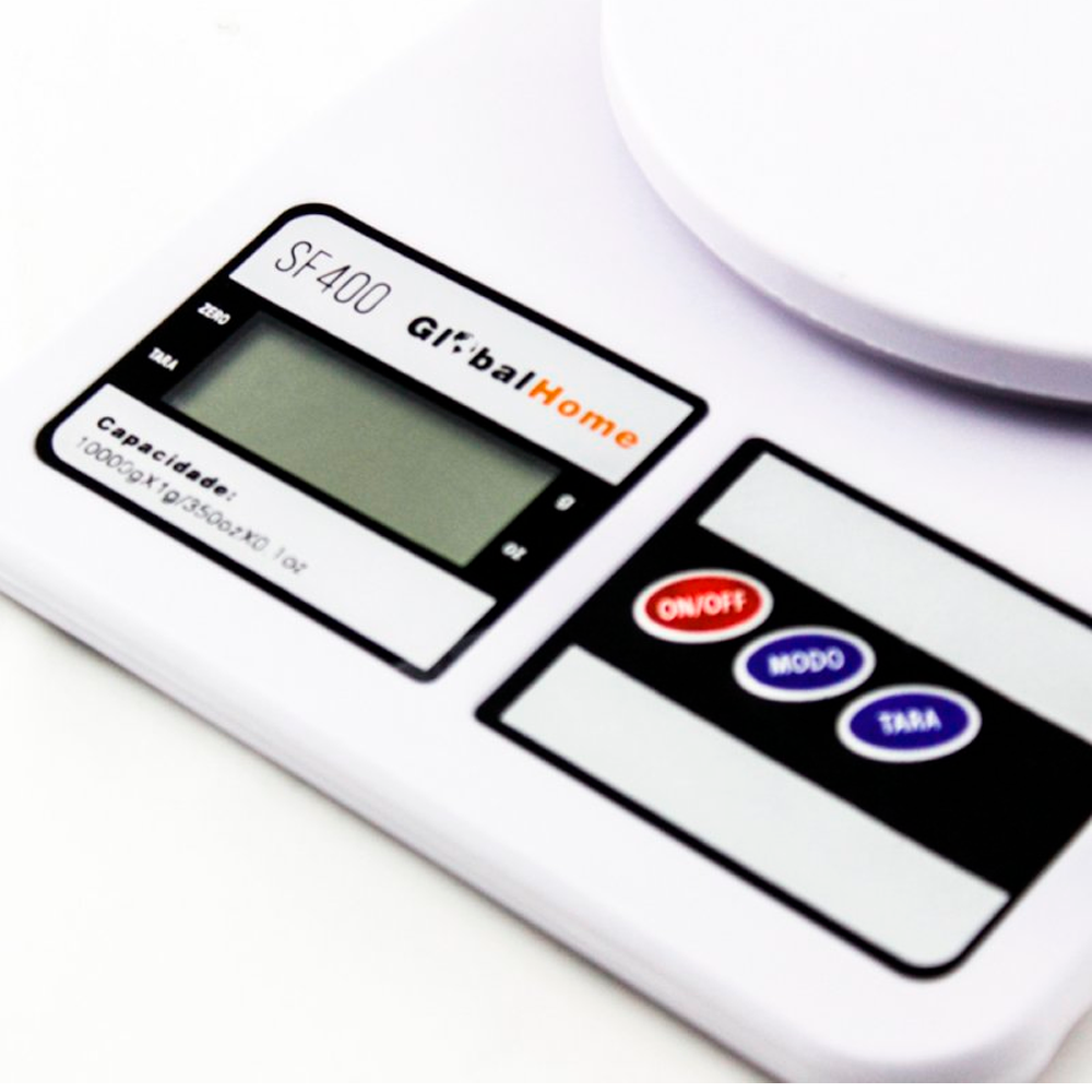 Balança Digital SF-400 Alta Precisão Eletrônica 1g a 10 kg. de Cozinha