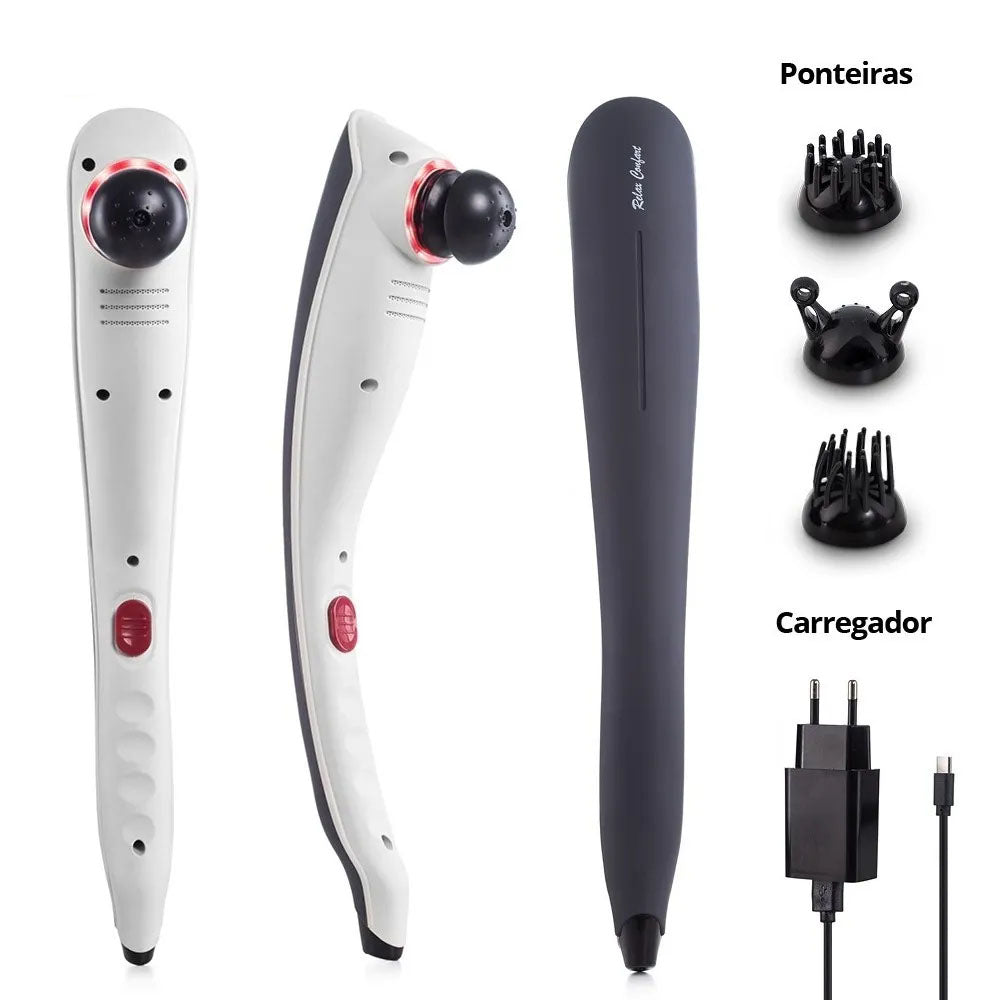 Massageador Portátil Relax Confort Sem Fio Corporal Elétrico