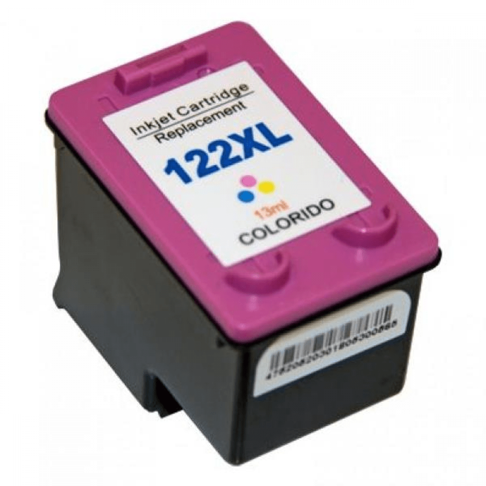 Cartucho hp 122XL Color Ch564hb 7,5mL- Cod.11110