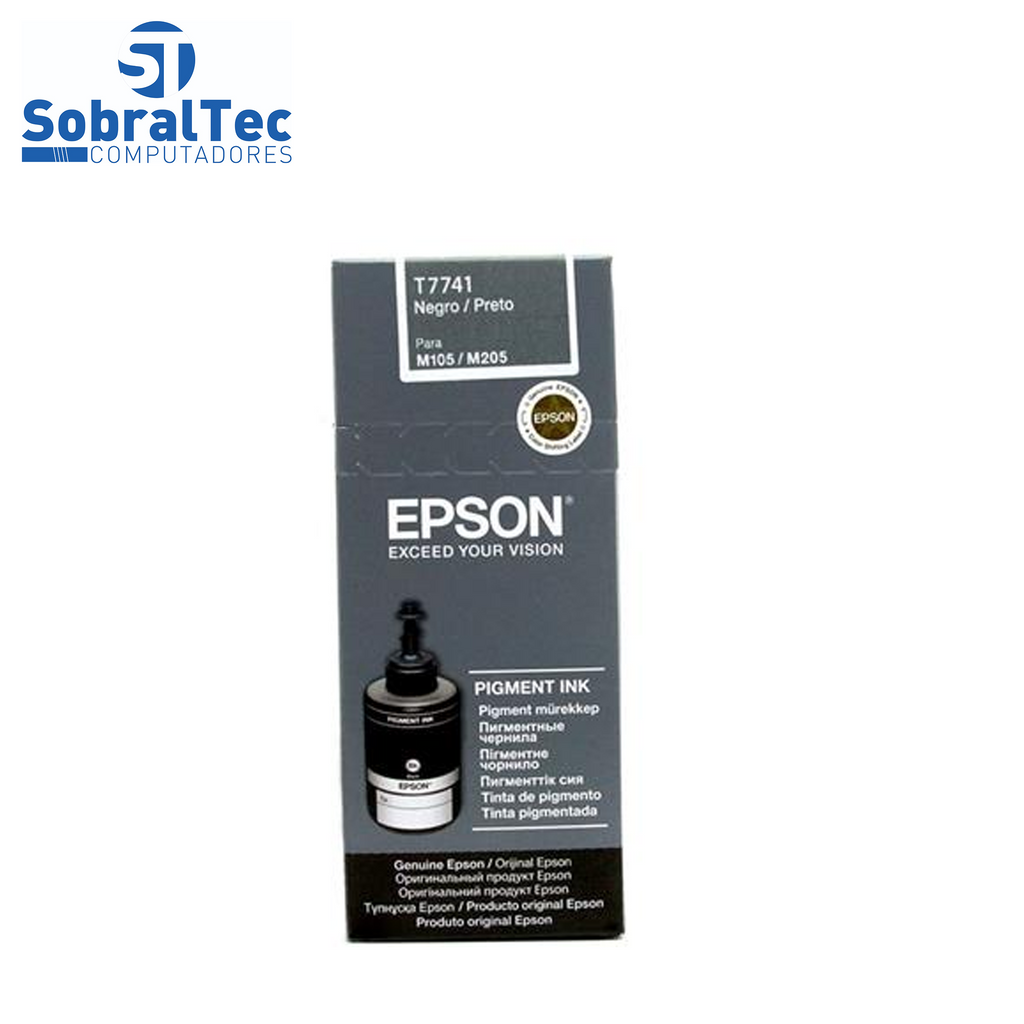 Refil de Tinta Epson Preto 6.000 Paginas  T774120 AL