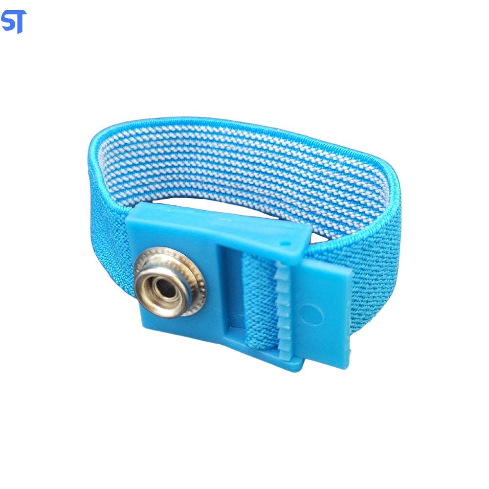 Pulseira Antiestática Com Fio - Azul