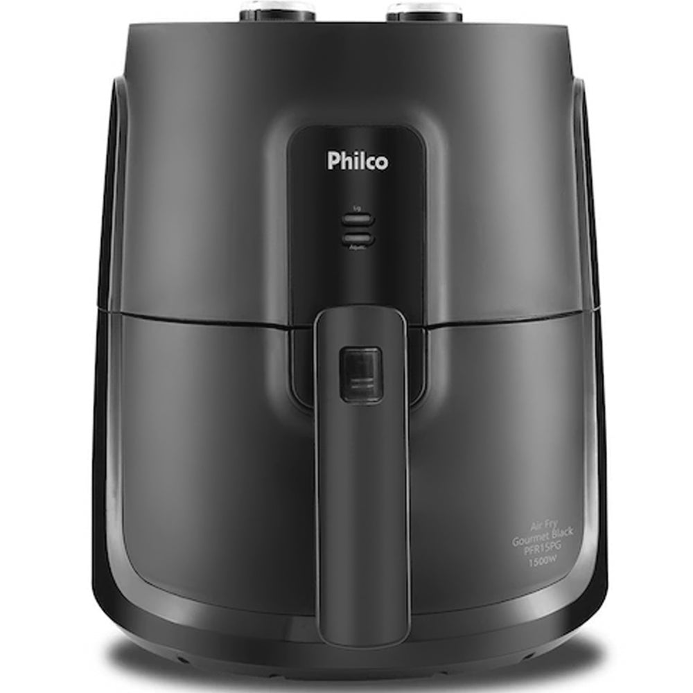 Fritadeira Elétrica Sem Óleo Air Fry Philco PFR15P Gourmet 4L - Preta