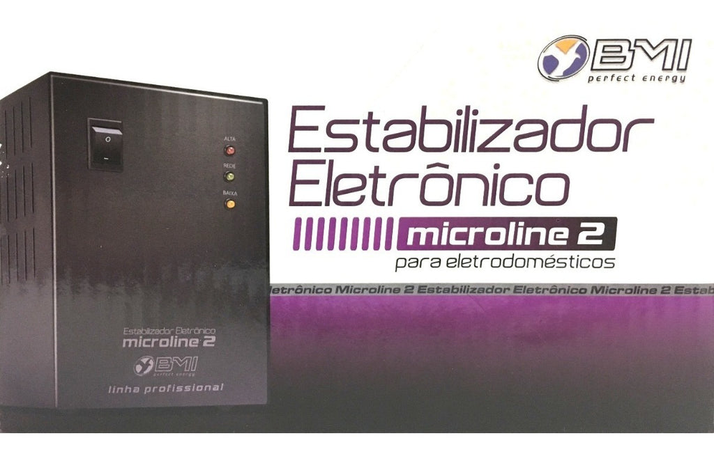 Estabilizador Profissional Microline 2 1500va W 110v Bmi