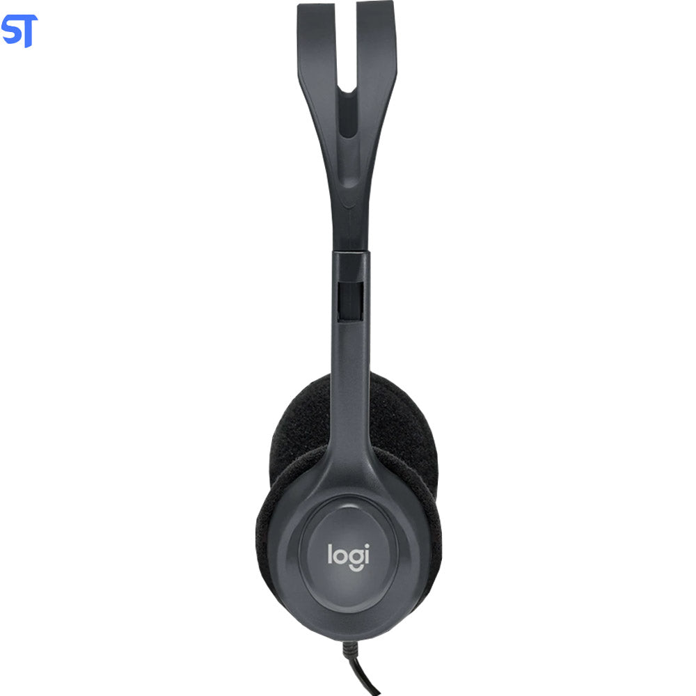 Headset Com Fio Logitech H111 Com Microfone Com Redução de Ruído e Conexão 3,5mm