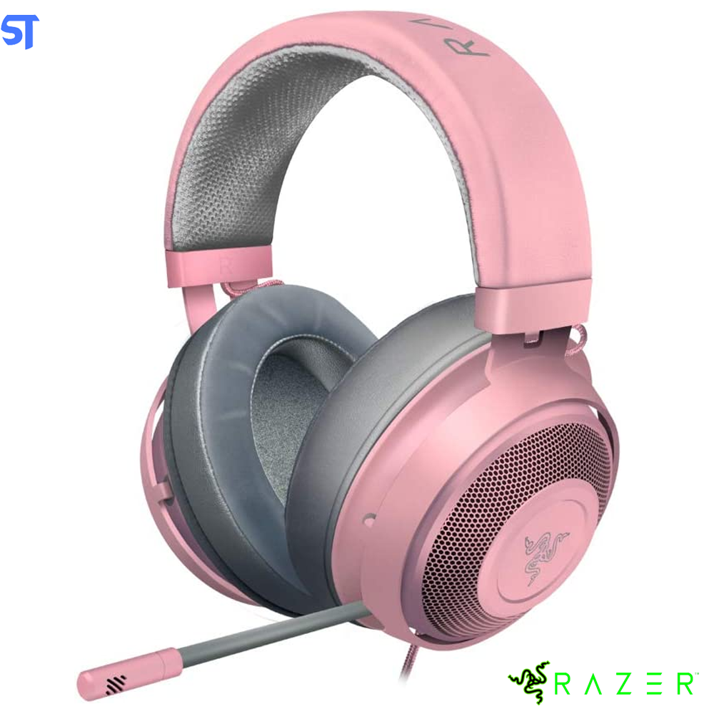 Headset Gamer Razer Kraken Multi Platform, Quartz Rosa