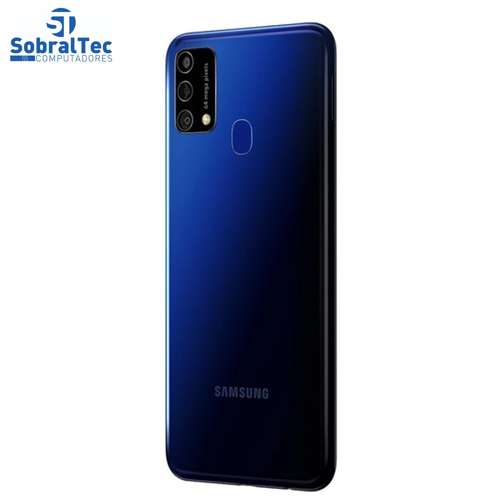 Smartphone Samsung Galaxy M21s 64GB 4G Wi-Fi Tela 6.4'' Dual Chip 4GB RAM Câmera Tripla + Selfie 32MP - Azul