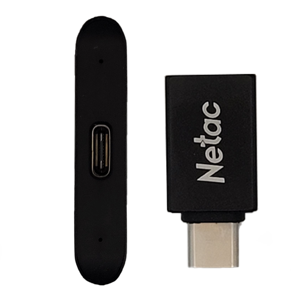 SSD SATA Externo USB 3.2 Tipo C  1TB Netac Z8 Leitura 550Mb/s e 480Mb/s De Escrita